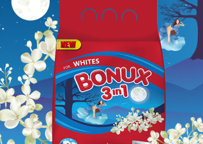 Bonux 3in1 White Lilac pulveris