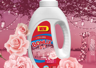 Bonux 3in1 Radiant Rose šķidrums